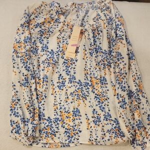 Floral Print Women's Blouse